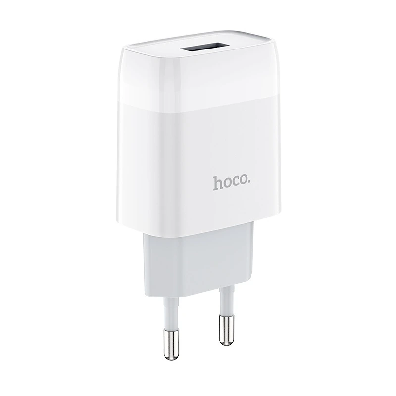 Мережевий зарядний пристрій HOCO C72A Glorious single port charger 10.5W White — Hoco