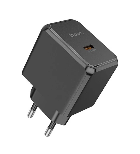 Мережевий зарядний пристрій HOCO CS13A Ocean single port PD20W charger Black