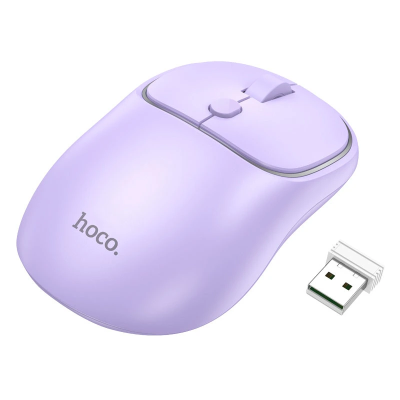 Миша бездротова Hoco GM25 Royal Bluetooth + 2.4G Romantic purple — Hoco