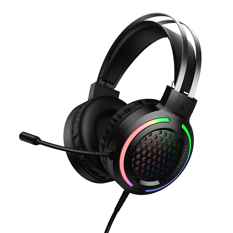 Навушники ігрові HOCO W117 Battle gaming headphones Black — Hoco