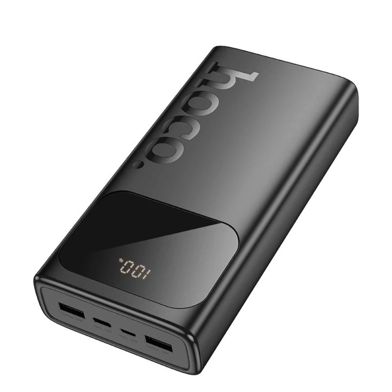 Power Bank Hoco J144A 2USB+Type-C (30000mAh) Чорний — Hoco