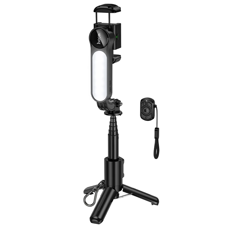 Селфі-монопод HOCO K90 Feliz single-axis live broadcast holder Black