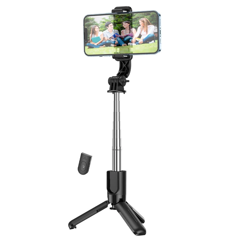 Селфі-трипод HOCO K17 Figure mini live broadcast stand (75cm) Black