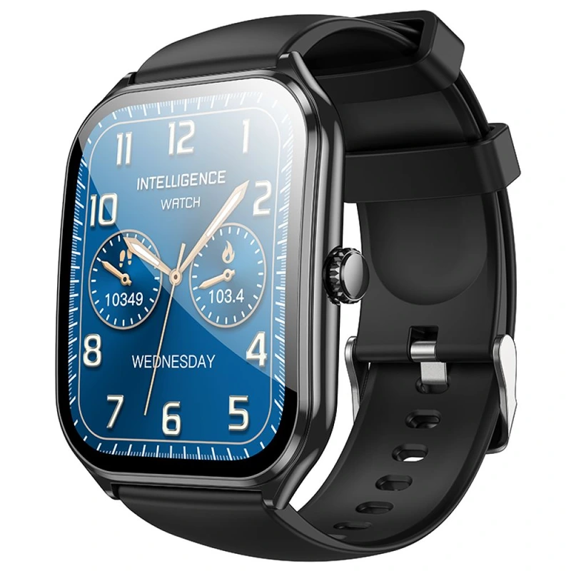 Смарт-годинник HOCO Y28 AMOLED 49mm. 200 mAh. IP67 Smart sports watch (call version) Black — Hoco