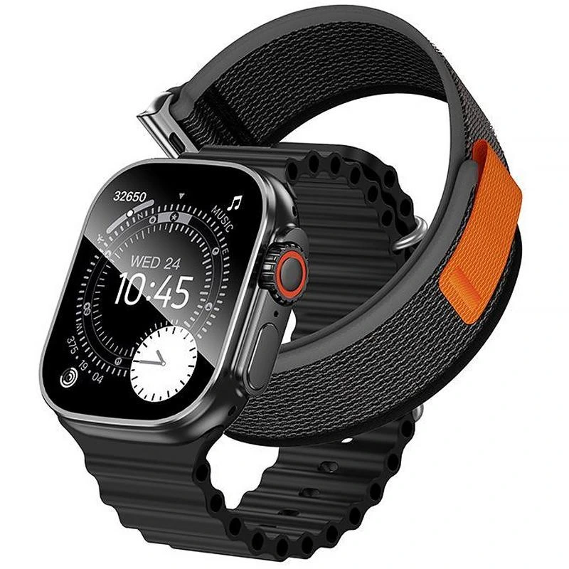Смарт-годинник Hoco Y42 Ultra Smart sports watch (call version) Titanium gold