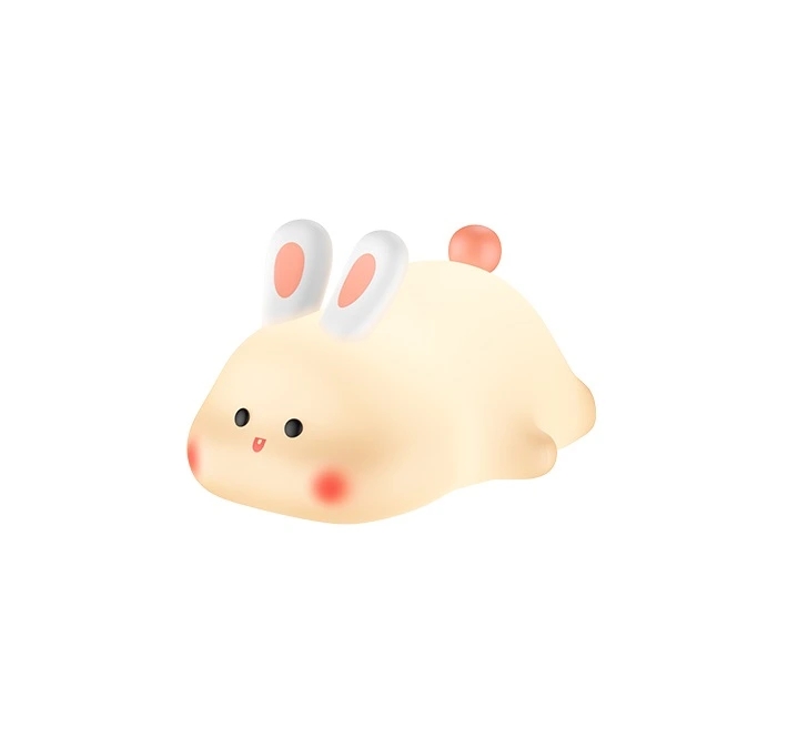 Світильник HOCO HX16 2W. 1200 mAh. Silicone lamp Rabbit — Hoco