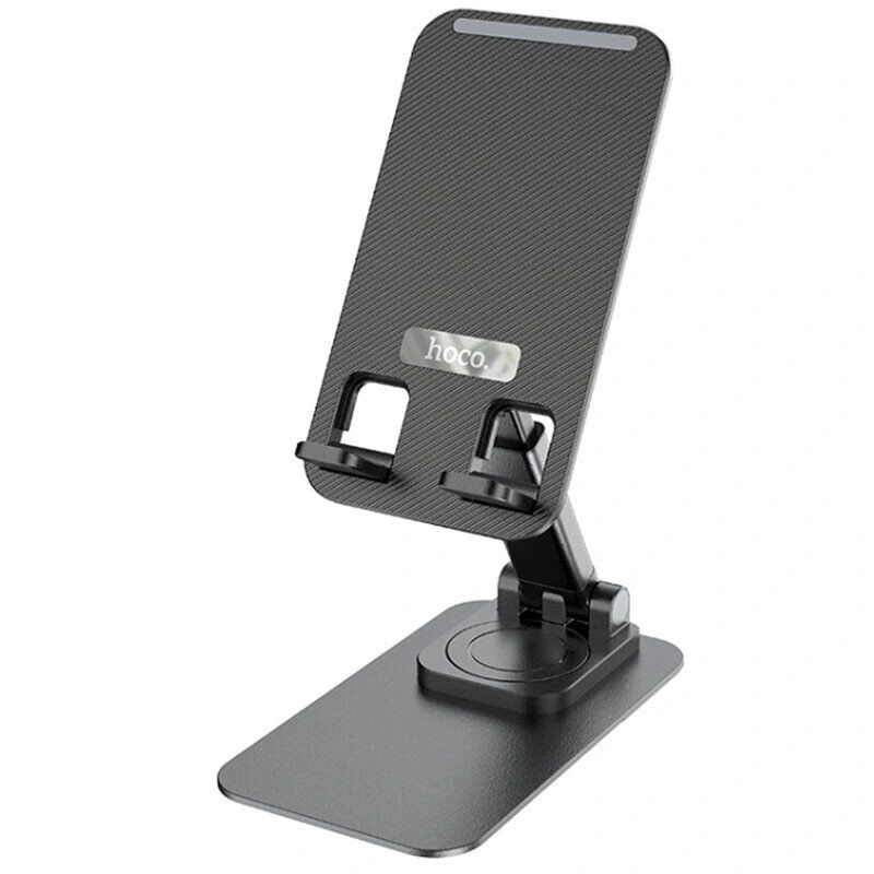 Тримач для телефона HOCO PH50 Ivey folding rotatable desktop holder Black — Hoco