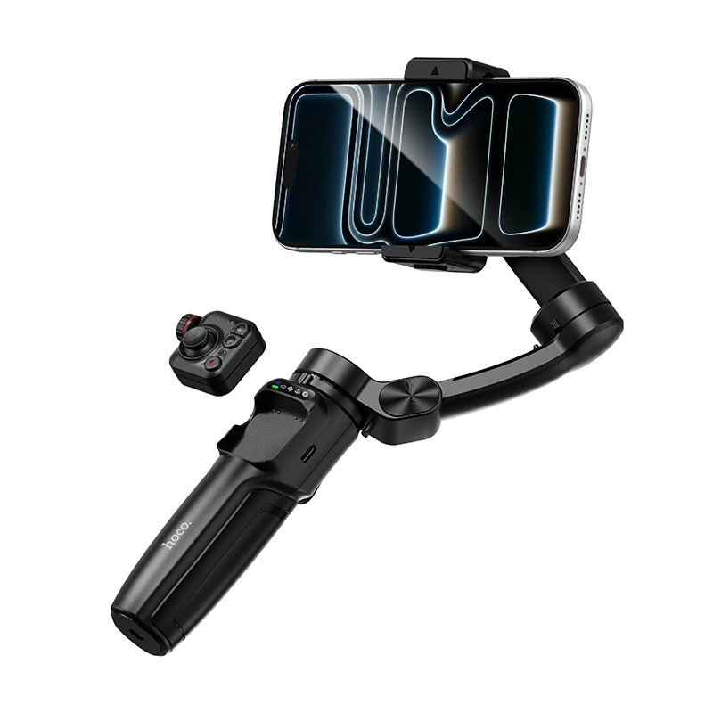 Триосьовий стабілізатор HOCO K91 Three-axis intelligent gimbal Black — Hoco