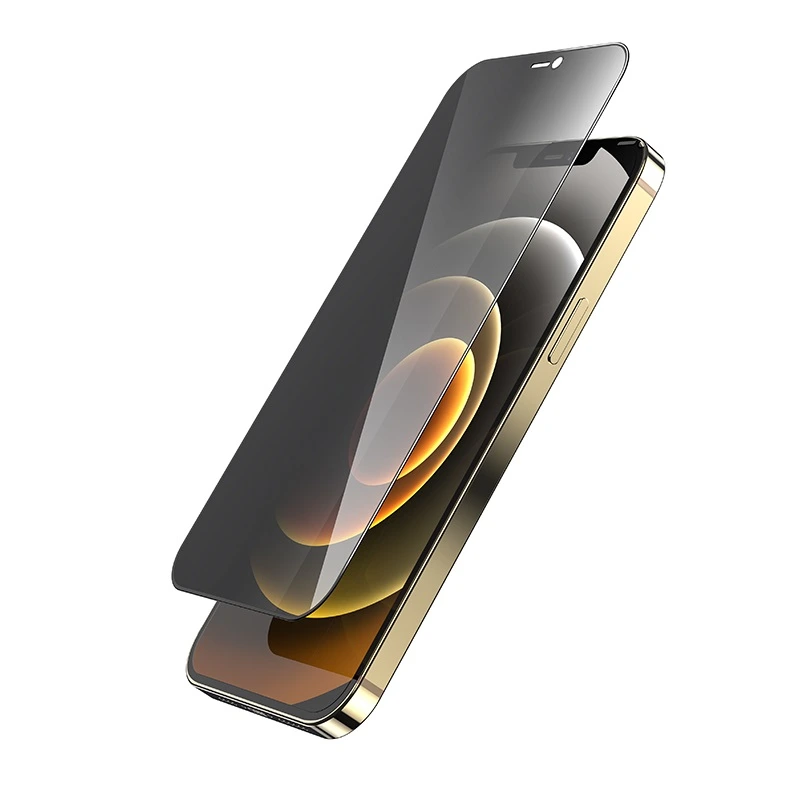 Захисне скло HOCO Full screen HD privacy protection tempered glass set for iP12 Pro Max (25PCS)(G11) Black — Hoco