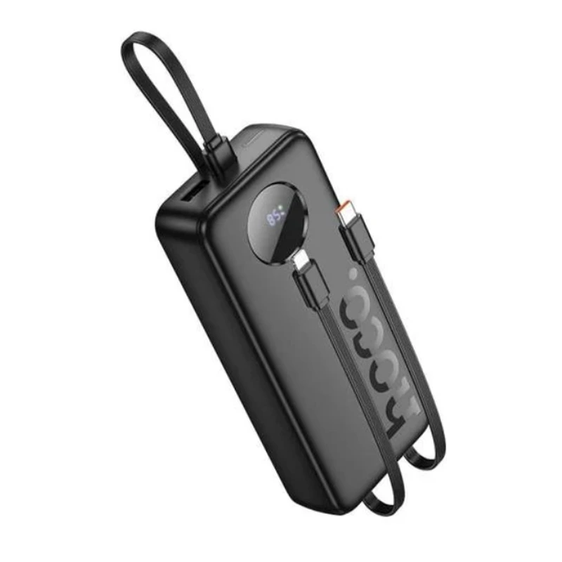 Зовнішній акумулятор HOCO J132A Sabio 22.5W+PD20W fully compatible power bank with 3 cables(20000mAh) Black