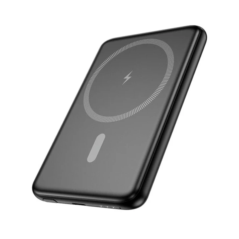 Зовнішній акумулятор HOCO J140A Tony PD20W ultra-thin magnetic power bank(5000mAh) Black — Hoco