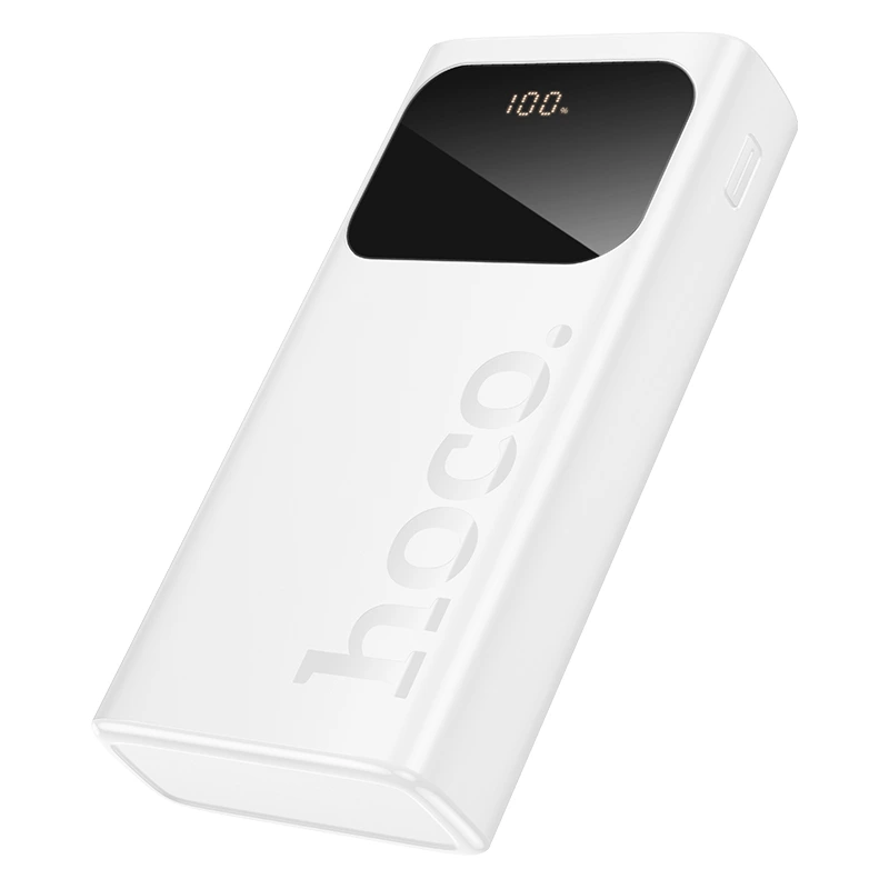 Зовнішній акумулятор HOCO J144A Hymn power bank(30000mAh) White — Hoco