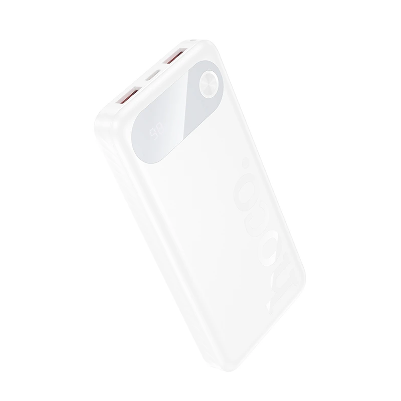 Зовнішній акумулятор HOCO J154 Victorious 22.5W+PD20W fully compatible power bank(10000mAh) White