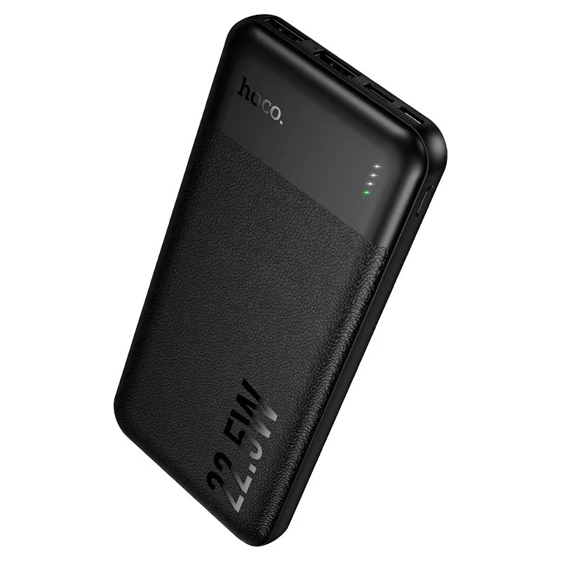 Зовнішній акумулятор HOCO J159 Essence 22.5W+PD20W fully compatible power bank(10000mAh) Black — Hoco