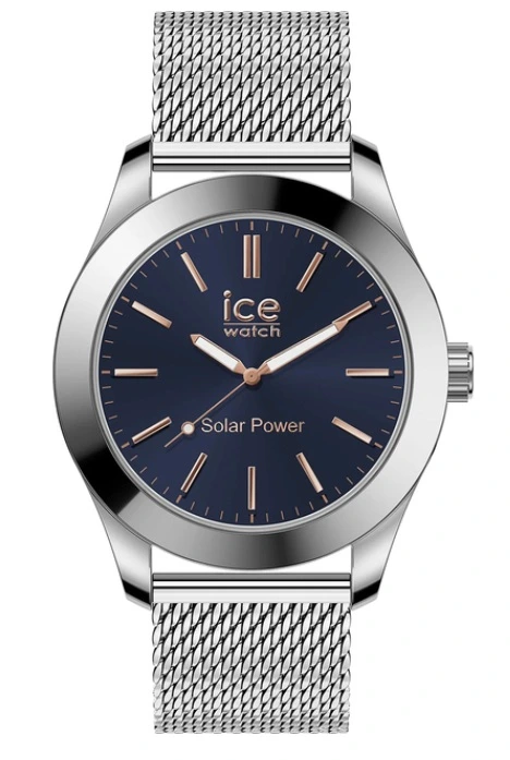 Чоловічий годинник Ice-Watch ICE steel solar Silver Dark Blue 023794
