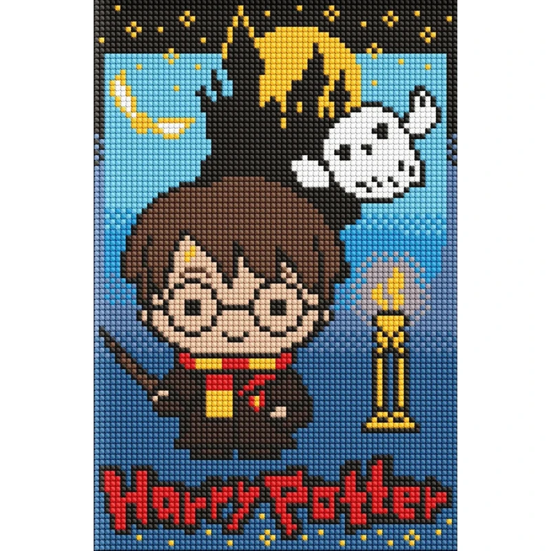 Алмазна мозаїка без підрамника "Harry Potter: Таємниці темного замку" WB AMC20504, 20х30 см — Ideyka