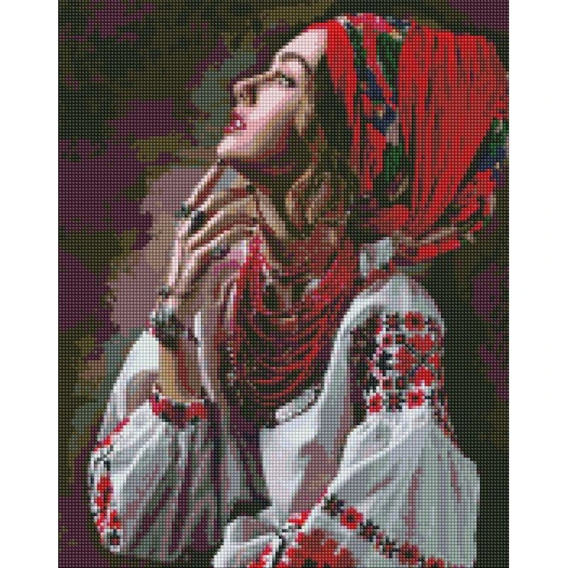 Алмазна мозаїка "Квіти-зірки" ©2kolyory_official Ідейка AMO7352 40х50 см — Ideyka