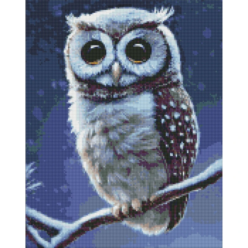 Алмазна мозаїка "Лісова совушка" ©Neag Mircea Marius Ідейка AMO7413 40х50 см