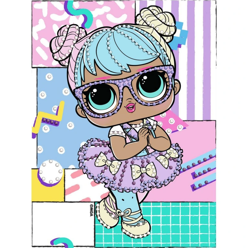 Алмазна мозаїка "L.O.L. Surprise! Bon Bon" AML1193, 15x20 см