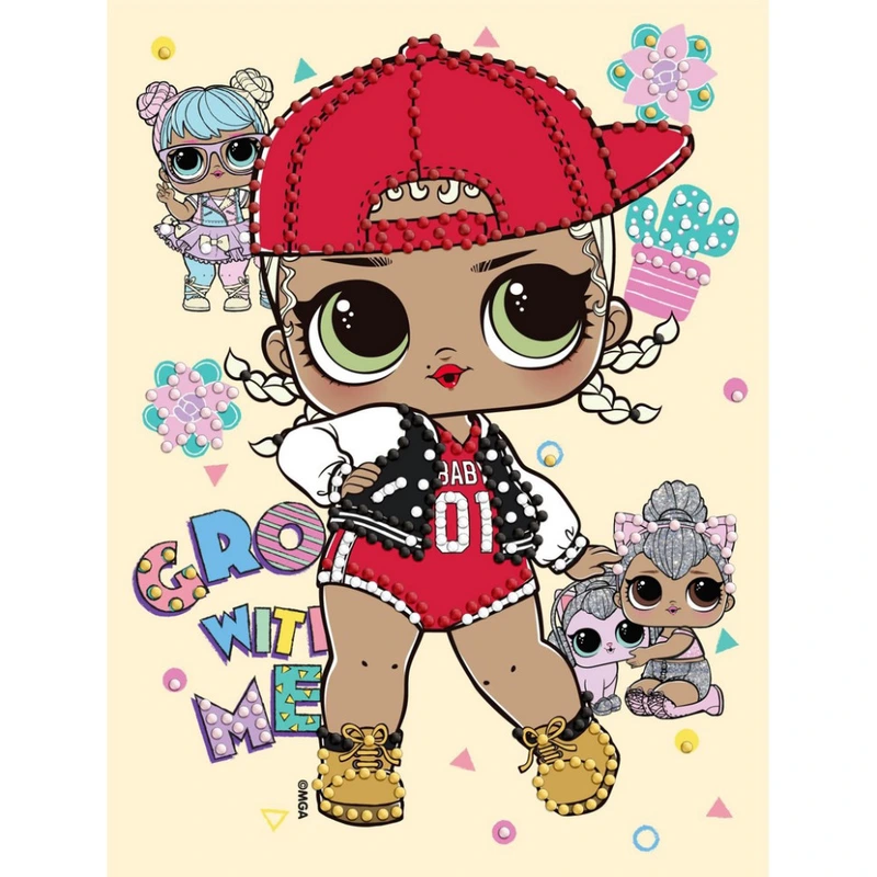 Алмазна мозаїка "L.O.L. Surprise! SWAG" AML1196, 15x20 см