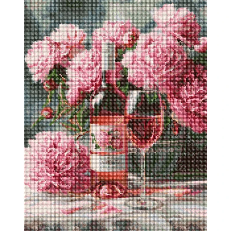 Алмазна мозаїка "Рожеві миті насолоди" ©art_selena_ua AMO20278, 40х50 см