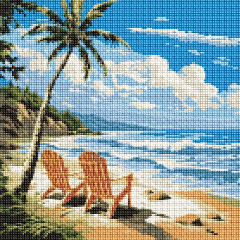 Алмазна мозаїка "Світ для закоханих" AMO7984, 40х40 см — Ideyka