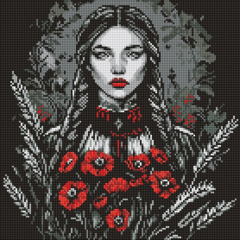 Алмазна мозаїка "Жіноча сила" AMO8223, 40х40 см — Ideyka