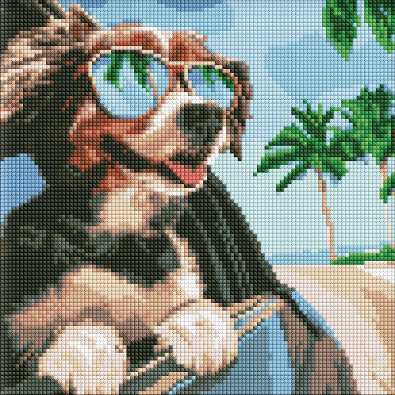 Алмазна мозаїка "Подорож до океану" AMO7711 30х30см — Ideyka