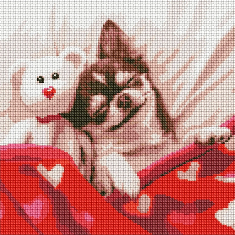 Алмазна мозаїка "Спляча красуня" AMO7730 40х40см