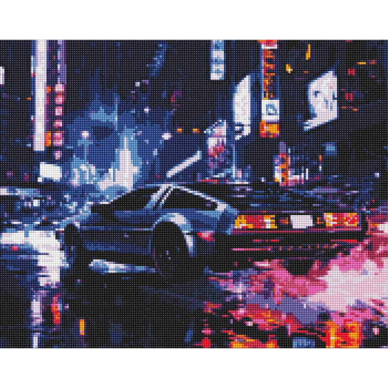 Алмазна мозаїка "Нічна подорож" AMO8051, 40х50 см
