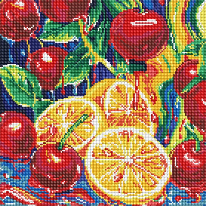 Алмазна мозаїка "Соковита насолода" AMO8252, 40х40 см