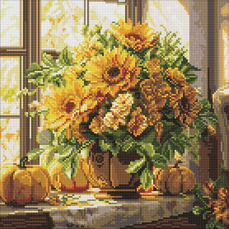 Алмазна мозаїка "Там де сонце" AMO8343, 40х40 см