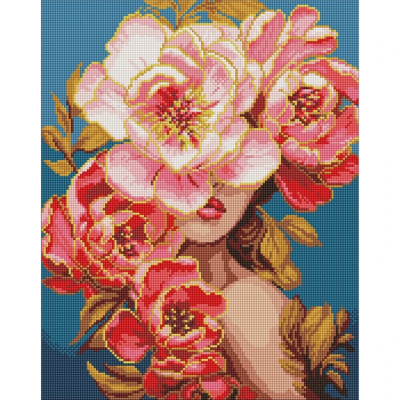 Алмазна мозаїка "Квітуча грація" ©art_selena_ua AMO8004, 40х50 см