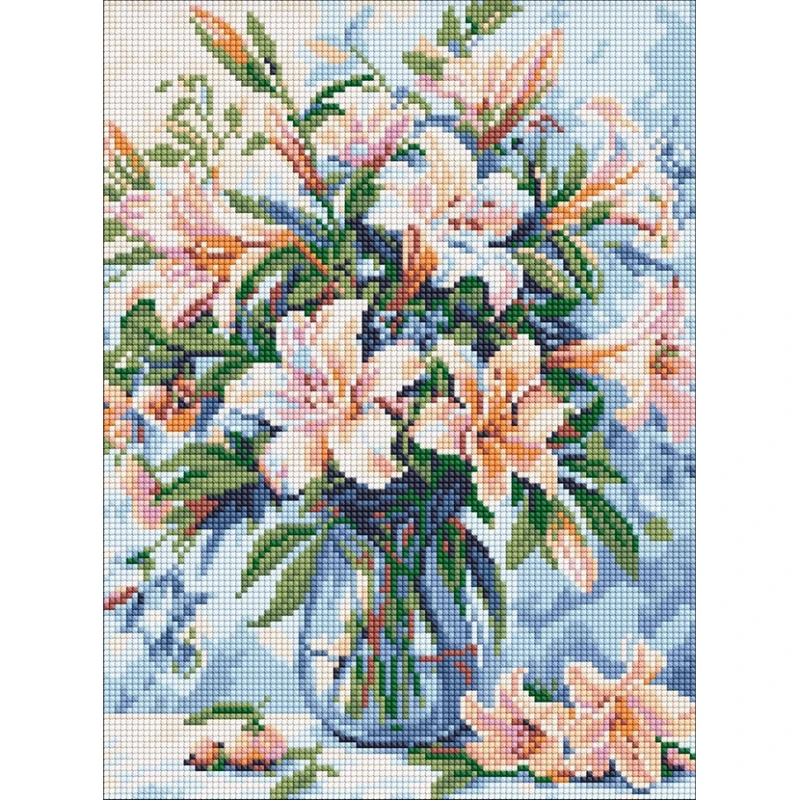 Алмазна мозаїка "Квіткова поема" ©art_selena_ua AMO8150, 30x40 см