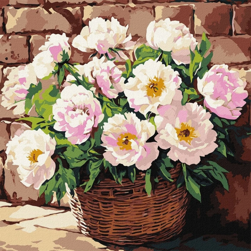 Картина за номерами "Ніжний аромат" ©art_selena_ua KHO3311, 40х40 см