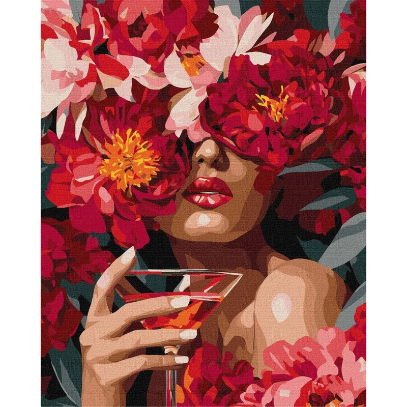 Картина за номерами "Квіткова Спокуса" ©art_selena_ua KHO8733, 40х50 см