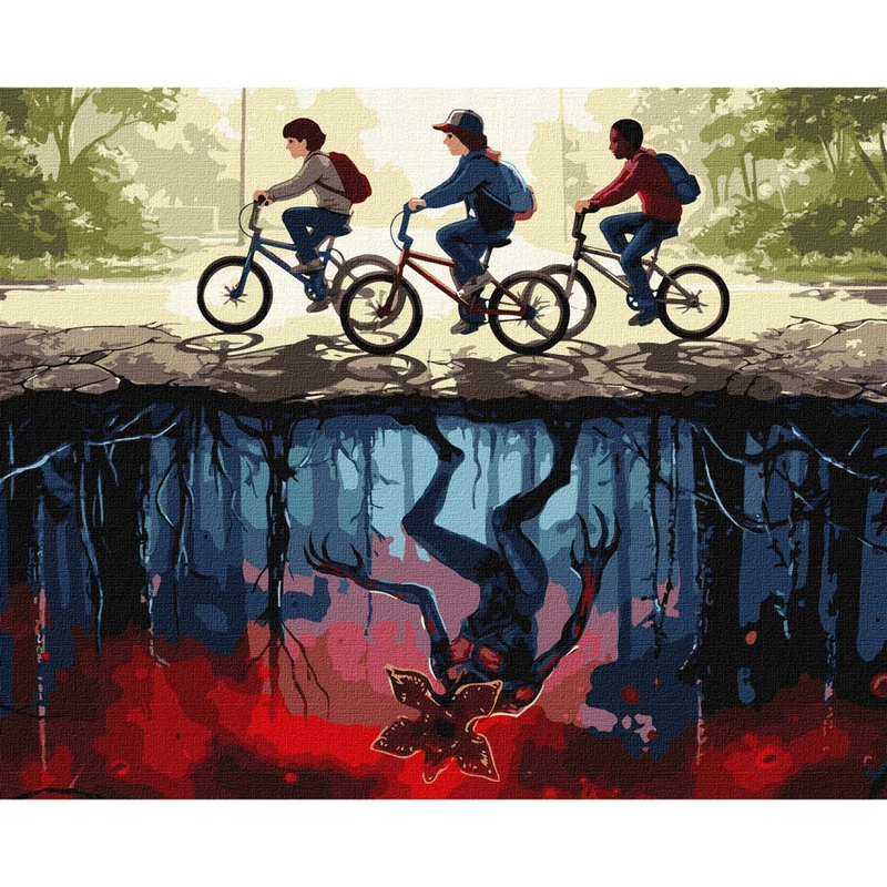 Картина за номерами "Межа реальностей" KHO5229, 40х50 см — Ideyka