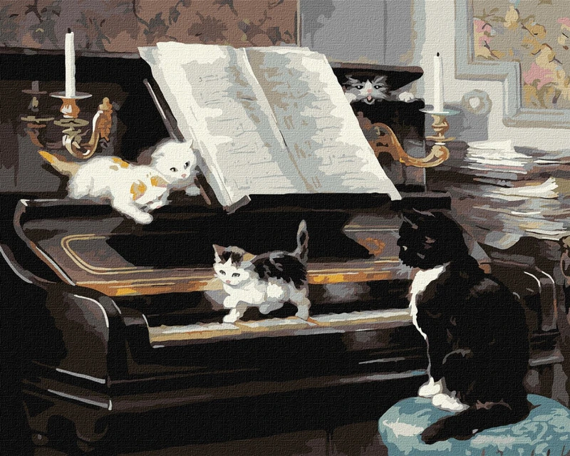 Картина за номерами "Музиканти ©Генрієтта Роннер-Кніп" Ідейка KHO4328 40x50см