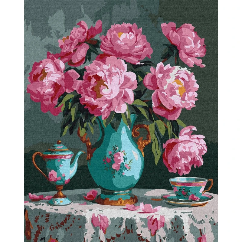 Картина за номерами "Ніжні кольори" KHO5709 30х40 см — Ideyka