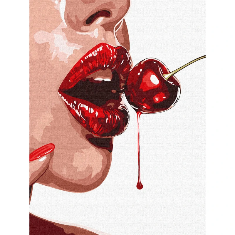 Картина за номерами "Солодка вишня" KHO8460, 30х40 см — Ideyka