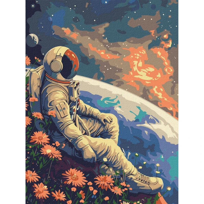 Картина за номерами "Всесвітній відпочинок" KHO5141, 30х40 см — Ideyka