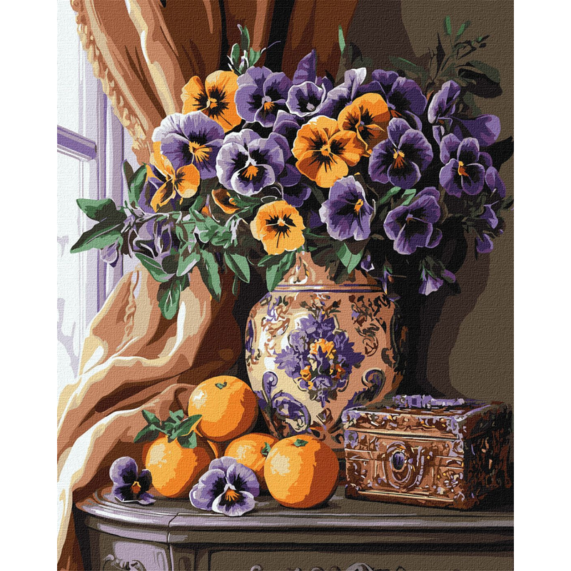 Картина за номерами "Розкішні братки" Ідейка KHO3292 40х50 см