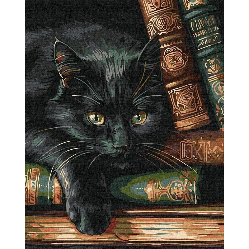 Картина за номерами "Спокій у тиші" KHO6850 з металізованими фарбами, 40х50 см — Ideyka