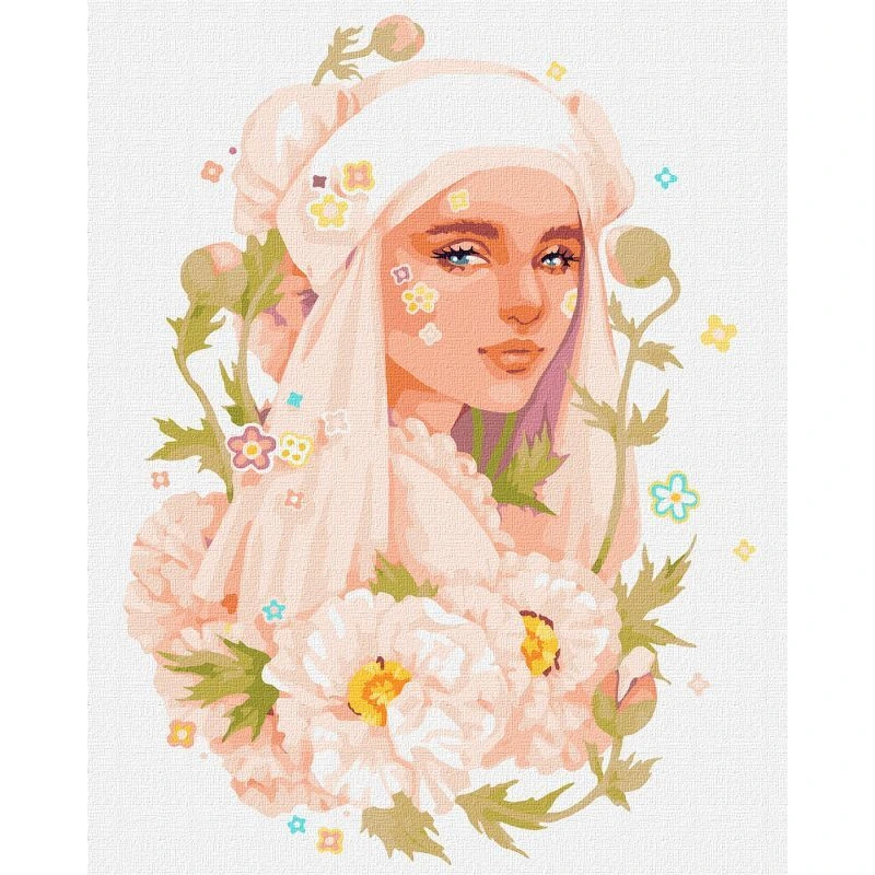 Картина за номерами "Рожева фантазія" ©lesya_nedzelska_art   KHO2555 40х50 см Ідейка