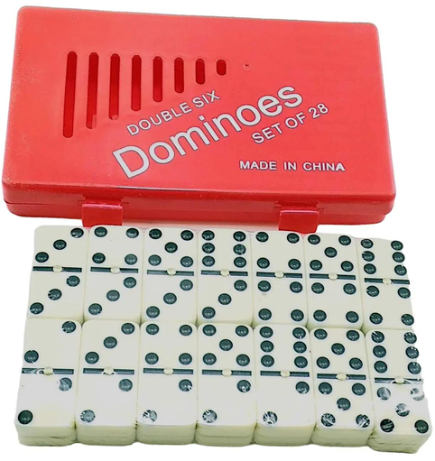 Доміно в червоному кейсі (17,5х10,5х2,5 см)