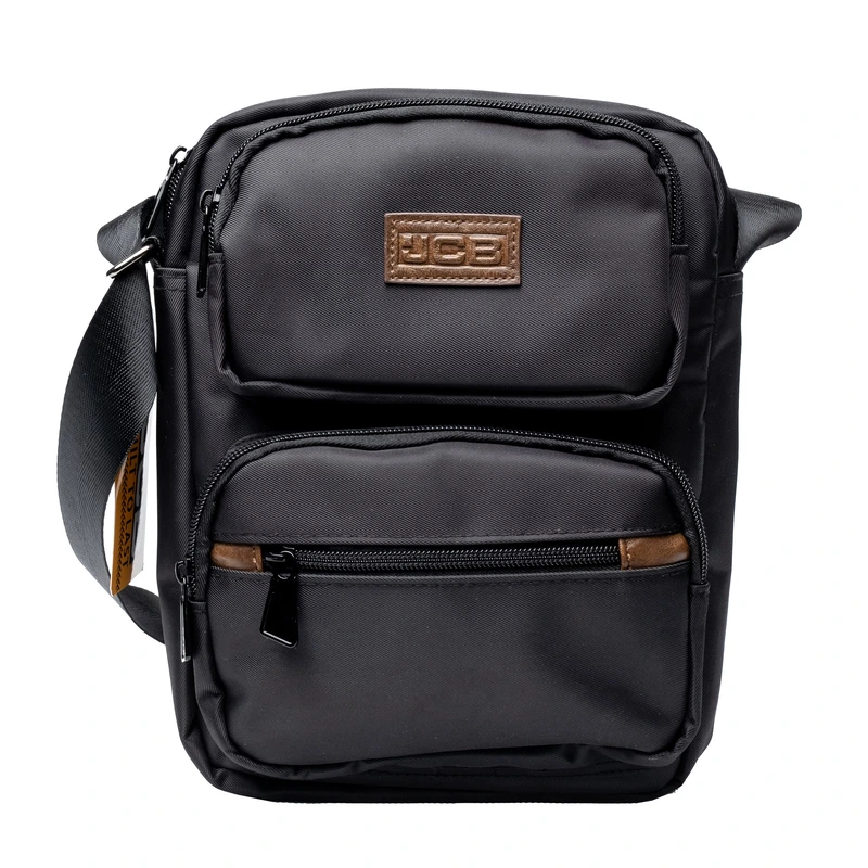 Сумка текстильна чоловіча JCB B32 Black (Чорний)