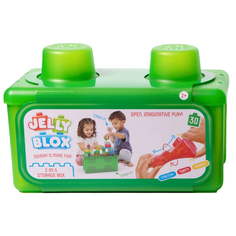 Сенсорний конструктор JELLY BLOX - В КЕЙСІ 2 В 1: БУДУЙ-СКЛАДАЙ — Jelly Blox
