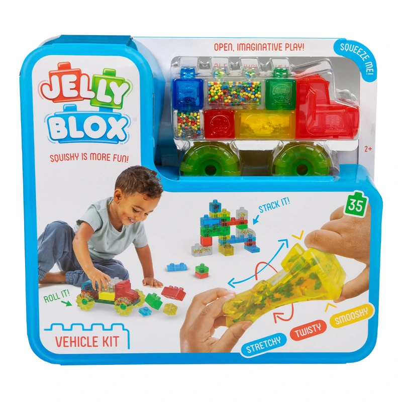 Сенсорний конструктор JELLY BLOX - МАШИНКА ВРУМ-ВРУМ! — Jelly Blox
