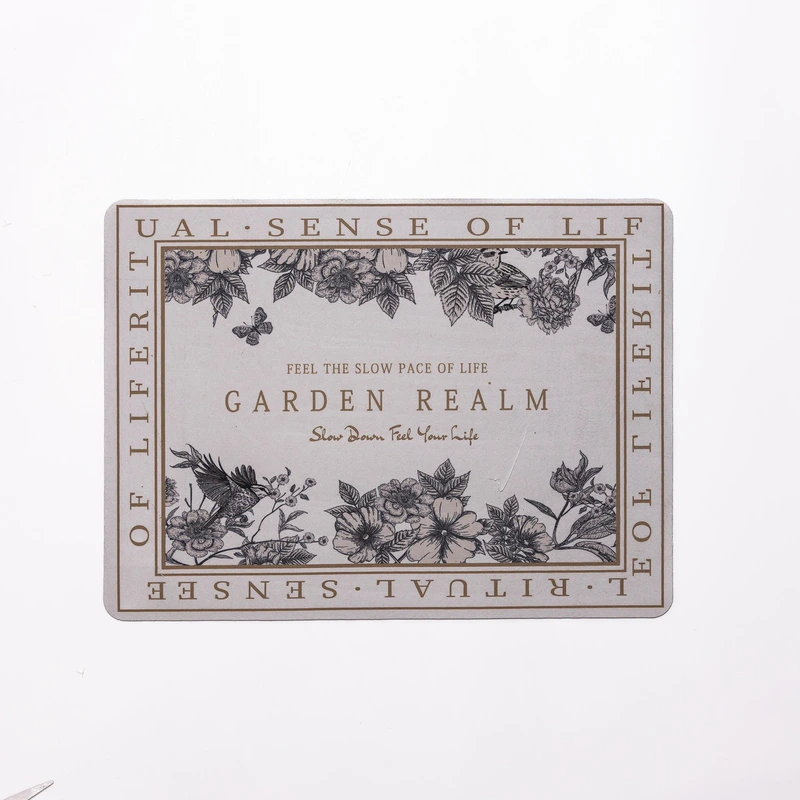 Діатомітовий килимок на кухню для сушіння посуду Garden Realm 30×40 (см) HP-42-23