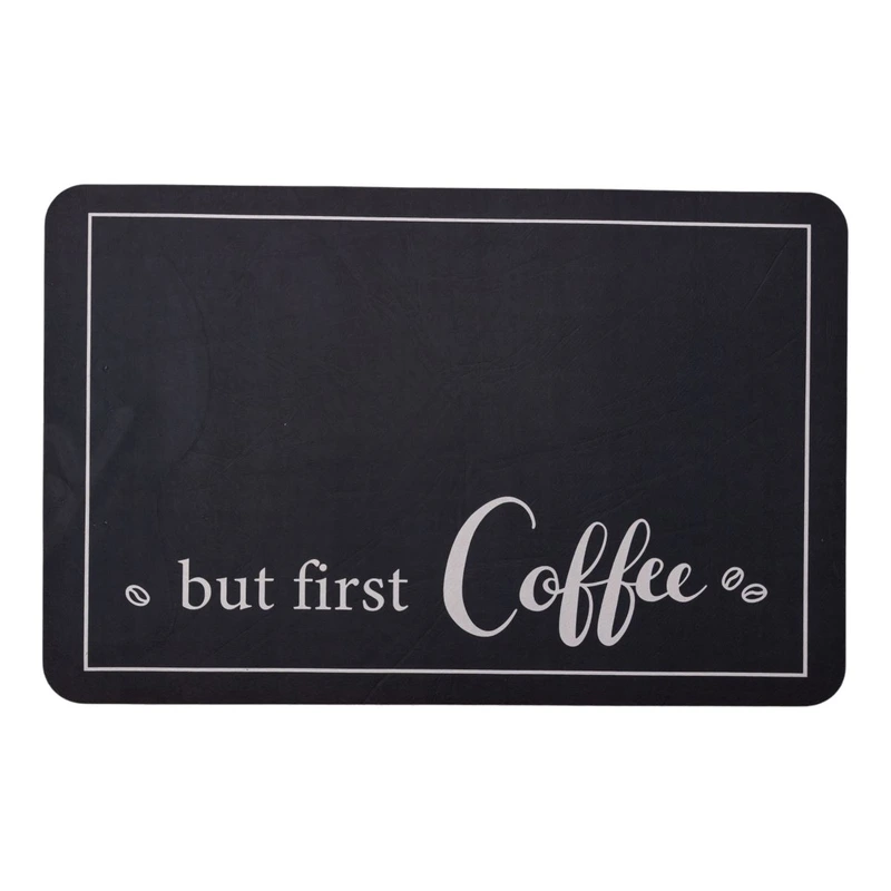 Килимок для кухні But first Coffee 58*38 см діатомітовий HP-42-43 — Jiamat